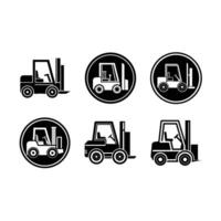 Explore unique forklift designs for your creative projects vector