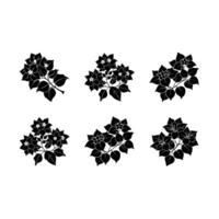 Explore unique bougainvillea graphics perfect for AI designs and line art vector