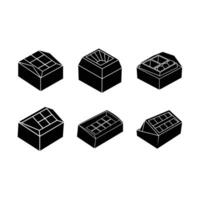 Elegant chocolate box design, perfect for digital graphics and print projects vector