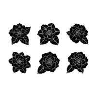 Stunning and Line Art Design of Begonia - Perfect for Graphics Projects vector