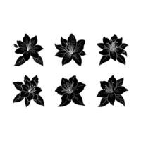 Azalea Stunning Line Art Design Files for Graphic Designers vector