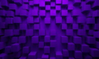 Random shifted violet cube boxes block background wallpaper photo
