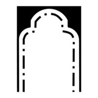 Window Architectural Design, Classic Door or Window Frame Design vector
