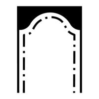 Window Frame Architectural Design, Classic Style Door or Window Frame Design vector