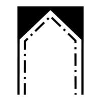 Arabic Style Door Frame Architectural Design, Middle Eastern and Indian Style Door or Window Frame Design vector