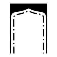 Simple Door Frame Architectural Design, Classic Door or Window Frame Design vector
