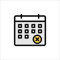 Calendar icon illustration vector