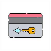 Credit card icon illustration vector