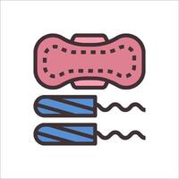 A pair of scissors and a pair of tweezers vector