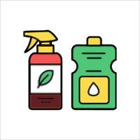 icon of cleaning products vector
