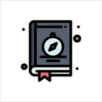 A book with a clock on it vector