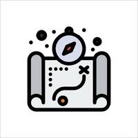 A black and white icon of a clock with a dot on it vector