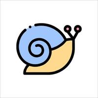 A snail icon on a white background vector