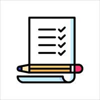 Checklist icon illustration vector