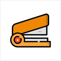A stapler icon on a white background vector