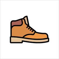 A shoe icon on a white background vector