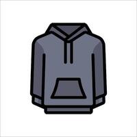 A hoodie with a pocket on the front vector