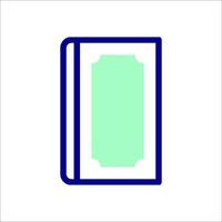 A book icon on a white background vector