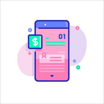 diseño de aplicaciones móviles vector