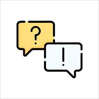 Question mark icon illustration vector