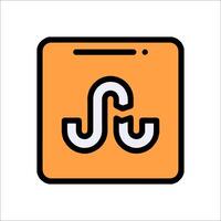 A simple icon of a j and a j vector