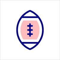 A football ball icon on a white background vector