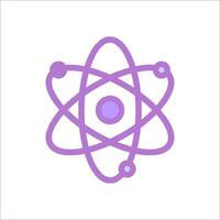 An atom symbol on a white background vector