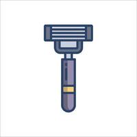 A razor on a white background vector