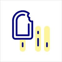 Ice cream icon illustration vector