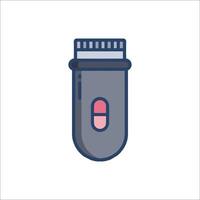 A razor with a pink toothbrush on it vector
