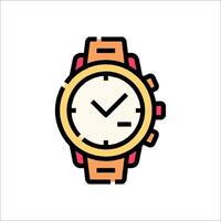 A watch icon on a white background vector