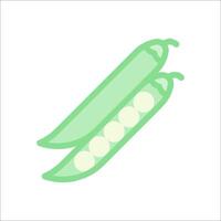 Two peas in a pod icon on a white background vector