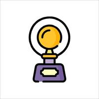 A trophy icon on a white background vector