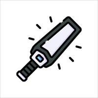 A knife icon on a white background vector
