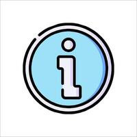 A blue circle with the number one in it vector