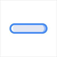 A blue and white bar with a line on it vector