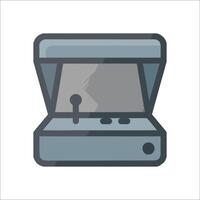 An icon of a game machine vector