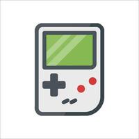A game boy icon on a white background vector