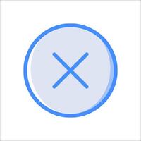 An icon of a cross on a white background vector