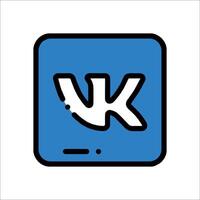 The logo for the kik messenger app vector