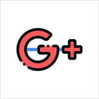 Google plus logo vector