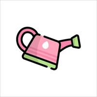 Watering can icon illustration vector