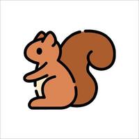 Squirrel icon illustration vector