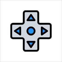 A game controller icon on a white background vector