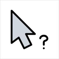 Mouse cursor icon illustration vector