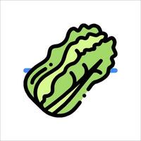 Lettuce icon illustration vector
