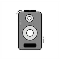 A speaker icon on a white background vector