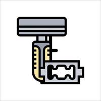A black and white illustration of a tool with a wrench vector