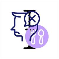A person with a fork and spoon in their hand vector