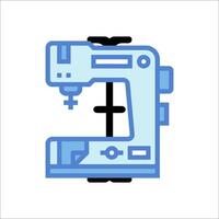 A sewing machine icon on a white background vector